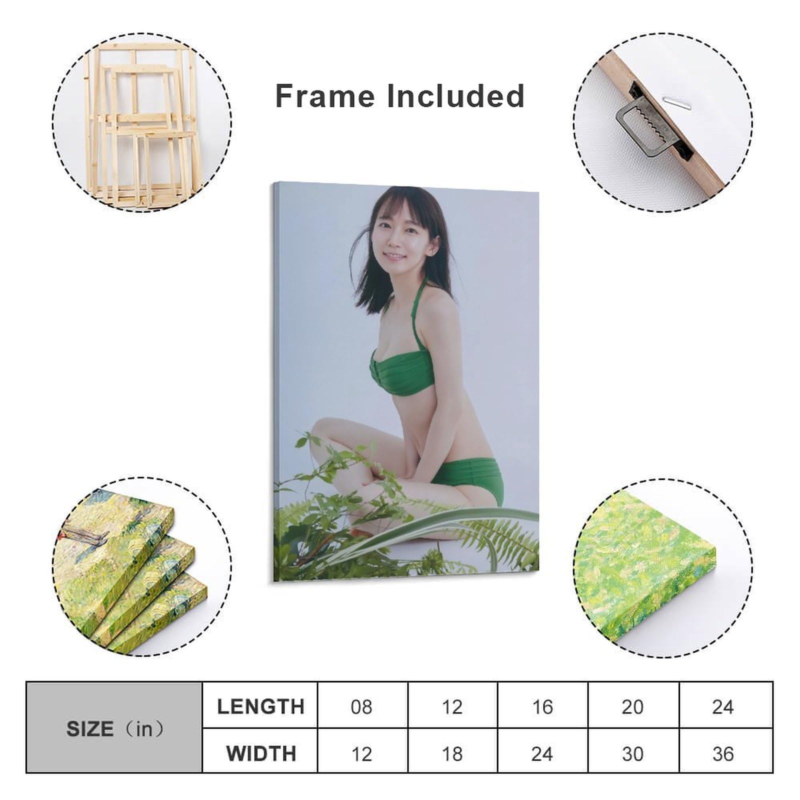 Amazon.co.jp: 吉岡里帆セクシー水着下着ピュアポスター (48